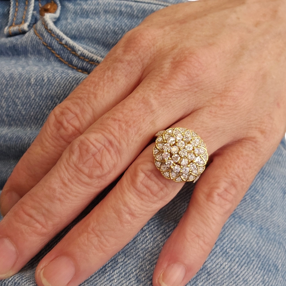Swarovski Zirconia Cluster Ring